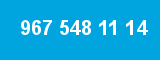 967 548 11 14 967 548 11 14
